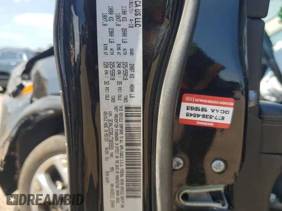 2018 Jeep Compass Limited z VIN 3C4NJDCB6JT365553, wystawiony jako Copart lot #69211095 z przebiegiem 67 121 mil mil oraz Szkoda całkowita • Salvage title. Historia ofert i sprzedaży dostępna na DreamBid. Obrazek 12.