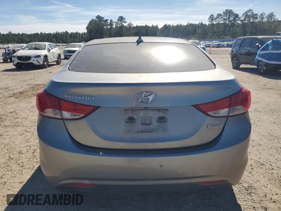 ✅ 2012 Hyundai Elantra Limited • VIN: KMHDH4AE2CU294179 • Lot: 89723555. Listed on Copart with 229,626 mi. Free auction sales archive from the USA and detailed vehicle history report at DreamBid. Image 6.