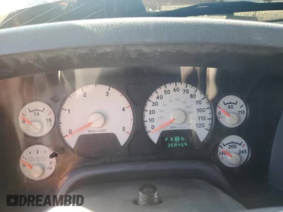 2008 Dodge 3500 SXT with VIN 3D7MX39A68G175859, listed as a Copart auction lot 80986544 with 268,459 mi miles and Salvage title. Bid and sale history available at DreamBid. Image 9.