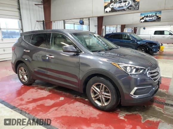 ✅ 2018 Hyundai Santa Fe 2.4L • VIN: 5XYZT3LB7JG560882 • Лот: 90848945. Опубликован ранее на Copart с пробегом 134 050 миль. Бесплатный доступ к архиву аукционных продаж из США и подробный отчёт об истории автомобиля на DreamBid. Изображение 4.