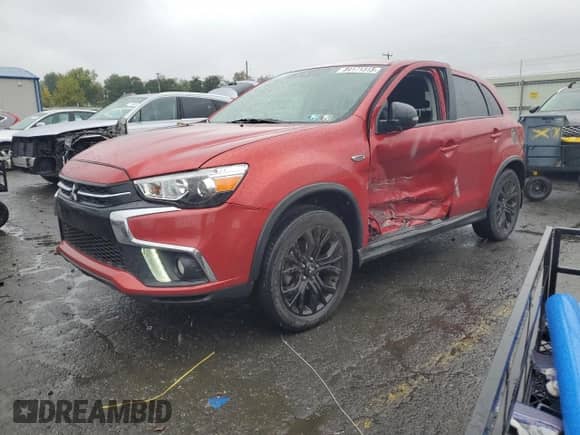 2019 Mitsubishi Outlander ES with VIN JA4AR3AU7KU022497, listed as a Copart auction lot 84171315 with 126,677 mi miles and Salvage title. Bid and sale history available at DreamBid. Image 1.