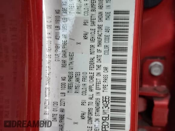 ✅ 2020 Mazda 3 Select • VIN: 3MZBPBCM9LM134955 • Лот: 45548245. Опубликован ранее на Copart с пробегом 45 761 миль. Бесплатный доступ к архиву аукционных продаж из США и подробный отчёт об истории автомобиля на DreamBid. Изображение 12.