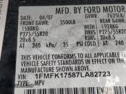 ✅ 2007 Ford Expedition Max Eddie Bauer • VIN: 1FMFK17587LA82723 • Lot: 42323116. Wystawiony na IAAI z przebiegiem 253 177 mil. Bezpłatny archiwum sprzedaży aukcyjnych z USA i szczegółowy raport historii pojazdu na DreamBid. Zdjęcie 9.