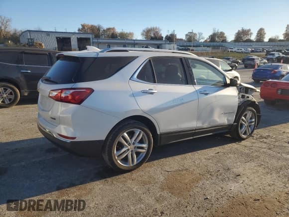 ✅ 2018 Chevrolet Equinox Premier • VIN: 2GNAXMEV7J6300226 • Lot: 92163775. Listed on Copart with 147,562 mi. Free auction sales archive from the USA and detailed vehicle history report at DreamBid. Image 3.