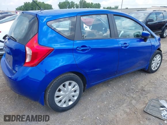 ✅ 2015 Nissan Note S • VIN: 3N1CE2CPXFL444083 • Lot: 42693304. Listed on IAAI with 77,644 mi. Free auction sales archive from the USA and detailed vehicle history report at DreamBid. Image 4.