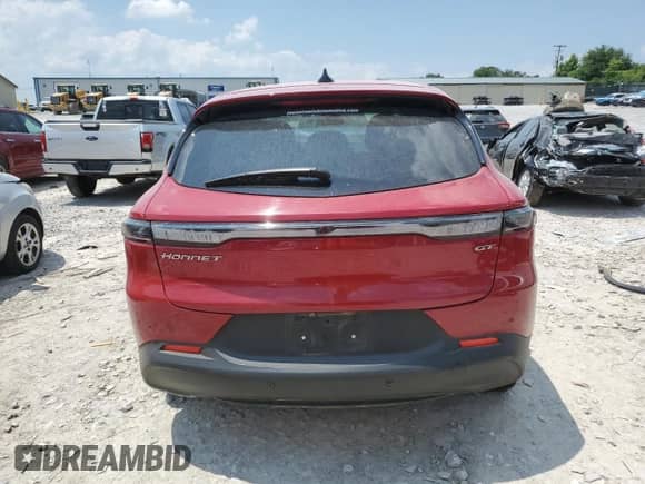 2024 Dodge Hornet GT z VIN ZACNDFAN1R3A40724, wystawiony jako Copart lot #59303235 z przebiegiem 7 618 mil mil oraz Szkoda całkowita • Salvage title. Historia ofert i sprzedaży dostępna na DreamBid. Obrazek 6.