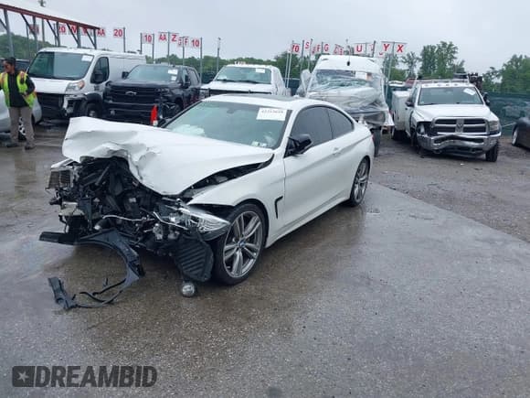 ✅ 2016 BMW 4 Series 435i xDrive • VIN: WBA3R5C51GK374250 • Lot: 42312629. Listed on IAAI with 117,343 mi. Free auction sales archive from the USA and detailed vehicle history report at DreamBid. Image 2.