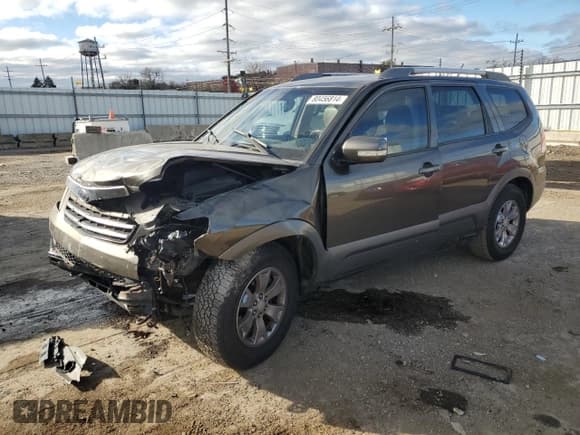 ✅ 2009 Kia Borrego EX • VIN: KNDJH741495039165 • Lot: 80456814. Listed on Copart with Not provided. Free auction sales archive from the USA and detailed vehicle history report at DreamBid. Image 1.
