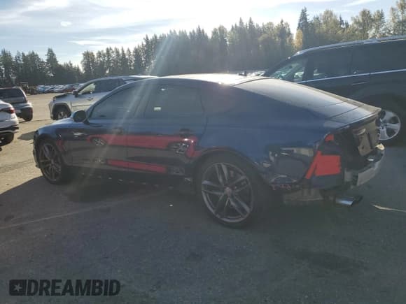 ✅ 2013 Audi S7 Prestige • VIN: WAU32AFC9DN037715 • Lot: 87249035. Listed on Copart with 96,484 mi. Free auction sales archive from the USA and detailed vehicle history report at DreamBid. Image 2.