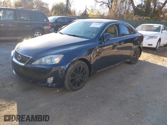 ✅ 2006 Lexus IS 250 • VIN: JTHCK262X62005004 • Lot: 43731186. Listed on IAAI with 264,000 mi. Free auction sales archive from the USA and detailed vehicle history report at DreamBid. Image 2.