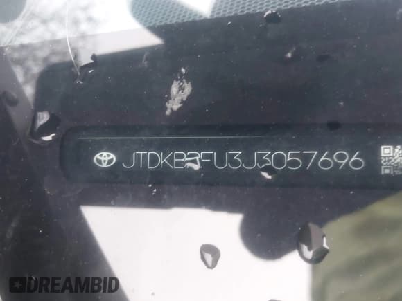 ✅ 2018 Toyota Prius Two • VIN: JTDKBRFU3J3057696 • Лот: 43719993. Опубликован ранее на IAAI с пробегом 74 851 миль. Бесплатный доступ к архиву аукционных продаж из США и подробный отчёт об истории автомобиля на DreamBid. Изображение 9.