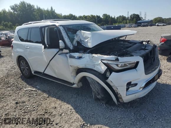 ✅ 2018 Infiniti QX80 • VIN: JN8AZ2NEXJ9191017 • Лот: 68650505. Опубликован ранее на Copart с пробегом 172 492 миль. Бесплатный доступ к архиву аукционных продаж из США и подробный отчёт об истории автомобиля на DreamBid. Изображение 4.