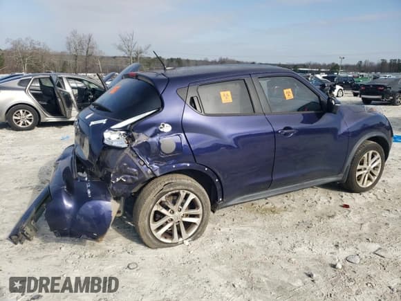 ✅ 2015 Nissan Juke S • VIN: JN8AF5MVXFT555104 • Lot: 43943825. Wystawiony na Copart z przebiegiem 112 931 mil. Bezpłatny archiwum sprzedaży aukcyjnych z USA i szczegółowy raport historii pojazdu na DreamBid. Zdjęcie 3.