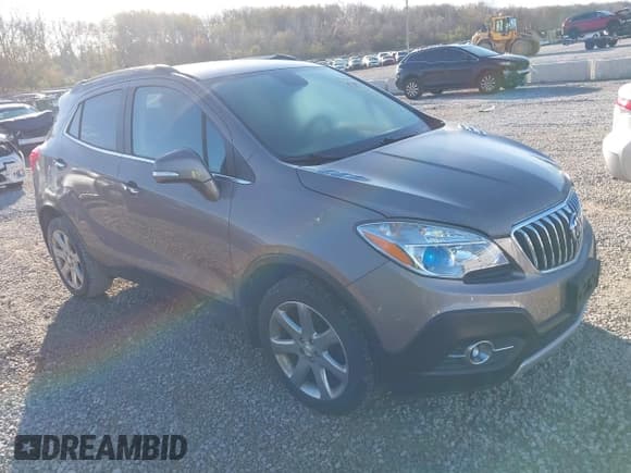 ✅ 2014 Buick Encore Leather • VIN: KL4CJGSB3EB772192 • Лот: 43670839. Опубликован ранее на IAAI с пробегом 115 971 миль. Бесплатный доступ к архиву аукционных продаж из США и подробный отчёт об истории автомобиля на DreamBid. Изображение 1.