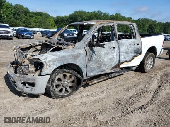 ✅ 2023 Ram 2500 Big Horn • VIN: 3C6UR5DJ1PG511964 • Lot: 61409145. Listed on Copart with Not provided. Free auction sales archive from the USA and detailed vehicle history report at DreamBid. Image 1.