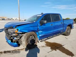 ✅ 2023 Chevrolet Silverado 1500 Custom • VIN: 1GCPABEK0PZ157387 • Lot: 86318865. Wystawiony na Copart z przebiegiem 130 023 mil. Bezpłatny archiwum sprzedaży aukcyjnych z USA i szczegółowy raport historii pojazdu na DreamBid. Zdjęcie 1.