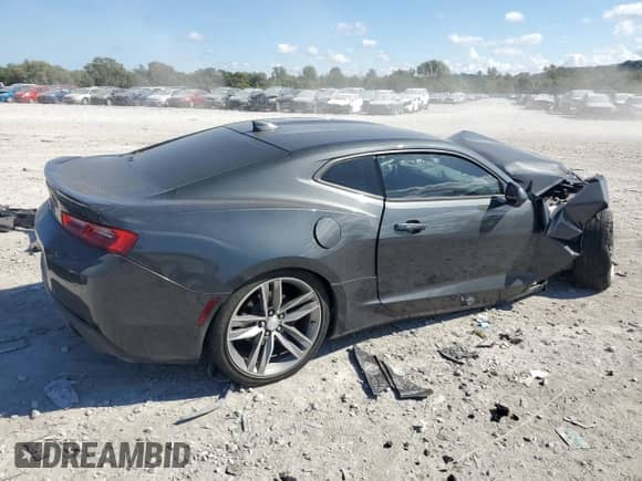 2018 Chevrolet Camaro 1LT with VIN 1G1FB1RS4J0127889, listed as a Copart auction lot 81865445 with Not provided miles and Salvage title. Bid and sale history available at DreamBid. Image 3.