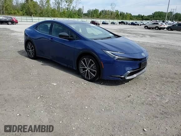 2024 Toyota Prius Limited with VIN JTDADABU3R3023573, listed as a Copart auction lot 80960385 with 5,801 mi miles and Salvage title. Bid and sale history available at DreamBid. Image 13.