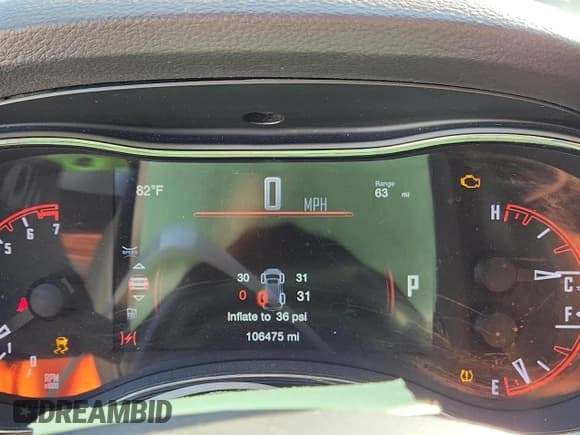 ✅ 2020 Dodge Durango GT • VIN: 1C4RDHDG8LC301359 • Lot: 86310095. Listed on Copart with 106,475 mi. Free auction sales archive from the USA and detailed vehicle history report at DreamBid. Image 9.