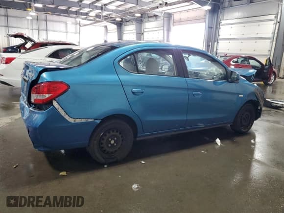 ✅ 2019 Mitsubishi Mirage ES • VIN: ML32F3FJ5KHF03672 • Lot: 71505095. Wystawiony na Copart z przebiegiem 76 619 mil. Bezpłatny archiwum sprzedaży aukcyjnych z USA i szczegółowy raport historii pojazdu na DreamBid. Zdjęcie 3.
