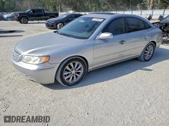 ✅ 2006 Hyundai Azera SE • VIN: KMHFC46FX6A083861 • Lot: 95709355. Listed on Copart with 243,168 mi. Free auction sales archive from the USA and detailed vehicle history report at DreamBid. Image 1.