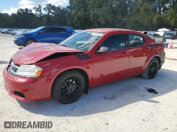 ✅ 2014 Dodge Avenger SE • VIN: 1C3CDZAB2EN130754 • Лот: 74458054. Опубликован ранее на Copart с пробегом 112 814 миль. Бесплатный доступ к архиву аукционных продаж из США и подробный отчёт об истории автомобиля на DreamBid. Изображение 1.