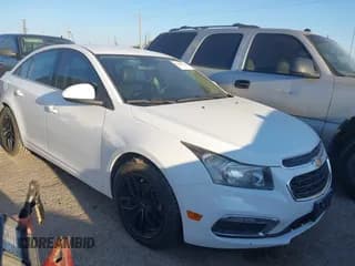 ✅ 2015 Chevrolet Cruze LT • VIN: 1G1PE5SB7F7159084 • Lot: 43188578. Listed on IAAI with 113,566 mi. Free auction sales archive from the USA and detailed vehicle history report at DreamBid. Image 1.