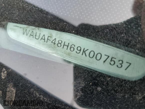 ✅ 2009 Audi A4 Special Edition • VIN: WAUAF48H69K007537 • Lot: 66604625. Listed on Copart with 146,886 mi. Free auction sales archive from the USA and detailed vehicle history report at DreamBid. Image 12.