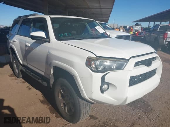 ✅ 2015 Toyota 4Runner SR5 • VIN: JTEZU5JR7F5096058 • Lot: 43552336. Listed on IAAI with 169,233 mi. Free auction sales archive from the USA and detailed vehicle history report at DreamBid. Image 1.