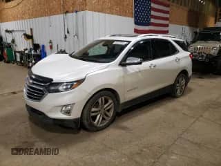 2019 Chevrolet Equinox Premier with VIN 2GNAXYEX6K6294736, listed as a Copart auction lot 80020955 with 72,008 mi miles and Salvage title. Bid and sale history available at DreamBid. Image 1.