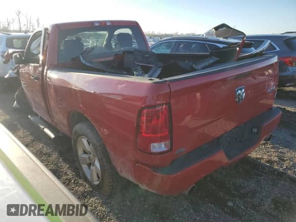 2016 Ram 1500 Express with VIN 3C6JR7ATXGG113754, listed as a Copart auction lot 83109904 with Not provided miles and Salvage title. Bid and sale history available at DreamBid. Image 2.