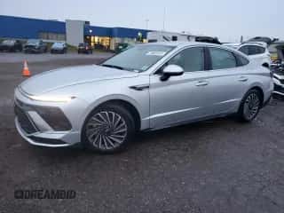 2025 Hyundai Sonata SEL with VIN KMHL34JJ0SA123146, listed as a Copart auction lot 90739255 with 19,204 mi miles and Clean title. Bid and sale history available at DreamBid. Image 1.