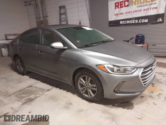 2018 Hyundai Elantra Value Edition with VIN KMHD84LF2JU553580, listed as a IAAI auction lot 41590384 with 61,589 mi miles and . Bid and sale history available at DreamBid. Image 1.