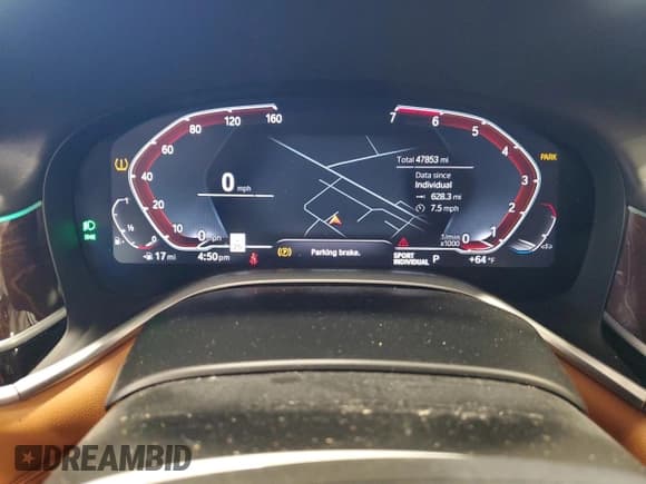 ✅ 2022 BMW 7 Series 750i xDrive • VIN: WBA7U2C03NCK65458 • Lot: 86819155. Listed on Copart with 47,853 mi. Free auction sales archive from the USA and detailed vehicle history report at DreamBid. Image 9.