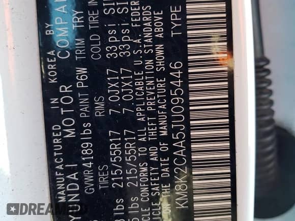 2018 Hyundai Kona SEL с VIN KM8K2CAA5JU095446, выставлен на аукционе Copart как лот 39858043 с пробегом 60 947 миль миль и . История ставок и продаж доступна на DreamBid. Изображение 15.