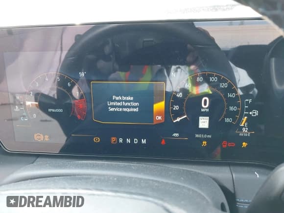 ✅ 2024 Ford Mustang Dark Horse • VIN: 1FA6P8R06R5503819 • Lot: 41252143. Listed on IAAI with 3,603 mi. Free auction sales archive from the USA and detailed vehicle history report at DreamBid. Image 7.