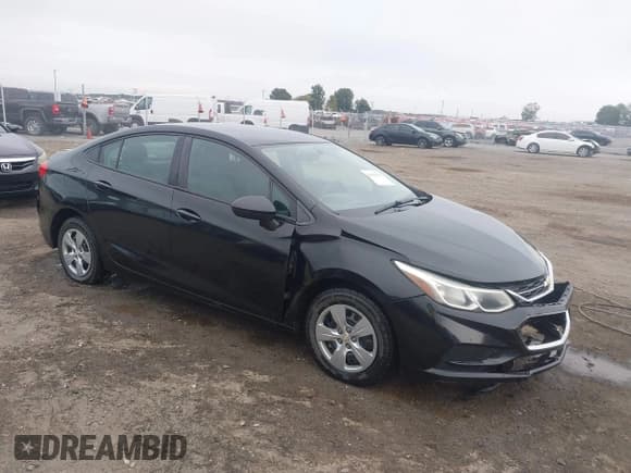 ✅ 2018 Chevrolet Cruze LS • VIN: 1G1BB5SM4J7116996 • Lot: 43534133. Listed on IAAI with 204,194 mi. Free auction sales archive from the USA and detailed vehicle history report at DreamBid. Image 1.