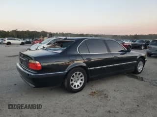 ✅ 2001 BMW 7 Series 740iL • VIN: WBAGH83481DP27673 • Lot: 75961134. Listed on Copart with 149,120 mi. Free auction sales archive from the USA and detailed vehicle history report at DreamBid. Image 3.