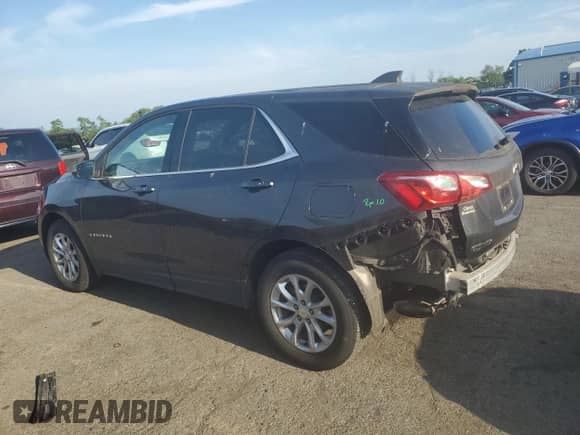2019 Chevrolet Equinox LT z VIN 3GNAXKEV1KL271727, wystawiony jako Copart lot #61896325 z przebiegiem 52 816 mil mil oraz Szkoda całkowita • Salvage title. Historia ofert i sprzedaży dostępna na DreamBid. Obrazek 2.