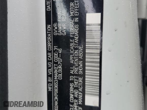 ✅ 2019 Volvo S90 Momentum • VIN: LVY102AK3KP083653 • Lot: 57063925. Listed on Copart with 77,475 mi. Free auction sales archive from the USA and detailed vehicle history report at DreamBid. Image 12.