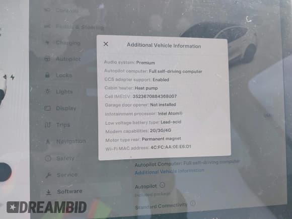 ✅ 2021 Tesla Model Y Standard Range • VIN: 5YJYGDED9MF121828 • Lot: 42119518. Listed on IAAI with 34,454 mi. Free auction sales archive from the USA and detailed vehicle history report at DreamBid. Image 17.