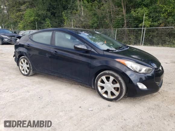 2013 Hyundai Elantra Limited z VIN KMHDH4AE1DU792665, wystawiony jako Copart lot #71178005 z przebiegiem 175 847 mil mil oraz Szkoda całkowita • Salvage title. Historia ofert i sprzedaży dostępna na DreamBid. Obrazek 4.