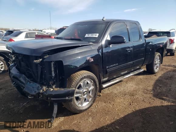 2012 Chevrolet Silverado 1500 LTZ z VIN 1GCRKTE78CZ264477, wystawiony jako Copart lot #79778514 z przebiegiem 178 053 mil mil oraz Szkoda całkowita • Salvage title. Historia ofert i sprzedaży dostępna na DreamBid. Obrazek 1.