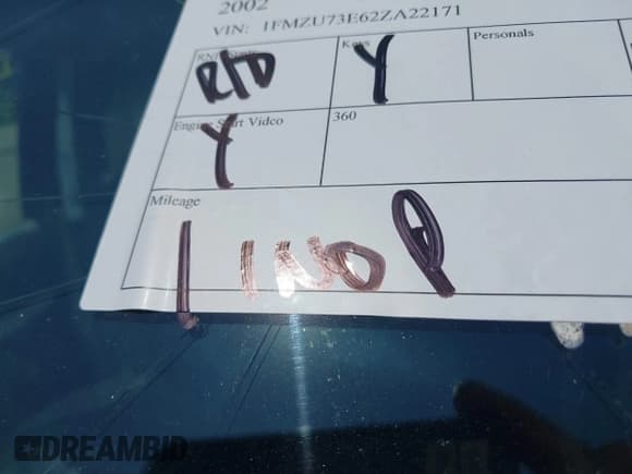 ✅ 2002 Ford Explorer XLT • VIN: 1FMZU73E62ZA22171 • Лот: 42600040. Опубликован ранее на IAAI с пробегом 176 134 миль. Бесплатный доступ к архиву аукционных продаж из США и подробный отчёт об истории автомобиля на DreamBid. Изображение 14.