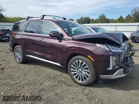 ✅ 2024 Hyundai Palisade Calligraphy • VIN: KM8R7DGE7RU708601 • Лот: 71941994. Опубликован ранее на Copart с пробегом 12 421 миль. Бесплатный доступ к архиву аукционных продаж из США и подробный отчёт об истории автомобиля на DreamBid. Изображение 4.