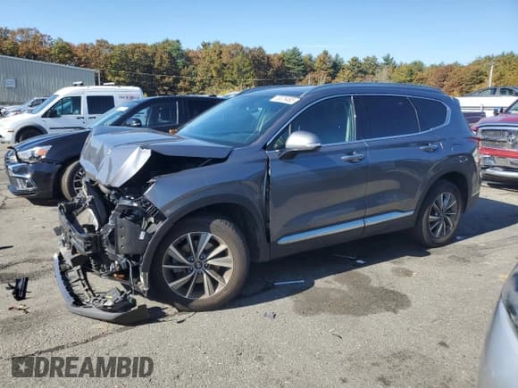 ✅ 2020 Hyundai Santa Fe SEL • VIN: 5NMS3CADXLH155159 • Лот: 73376483. Опубликован ранее на Copart с пробегом 50 856 миль. Бесплатный доступ к архиву аукционных продаж из США и подробный отчёт об истории автомобиля на DreamBid. Изображение 1.