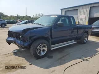 2003 Chevrolet S-10 LS with VIN 1GCDT19X538246482, listed as a Copart auction lot 46163205 with Not provided miles and Salvage title. Bid and sale history available at DreamBid. Image 1.