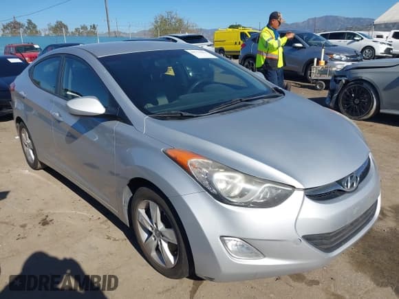 ✅ 2012 Hyundai Elantra GLS • VIN: KMHDH4AE5CU272287 • Lot: 43771253. Listed on IAAI with 164,210 mi. Free auction sales archive from the USA and detailed vehicle history report at DreamBid. Image 1.