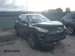 2015 Hyundai Tucson GLS with VIN KM8JTCAF3FU985505, listed as a IAAI auction lot 43494639 with 175,588 mi miles and . Bid and sale history available at DreamBid. Image 1.