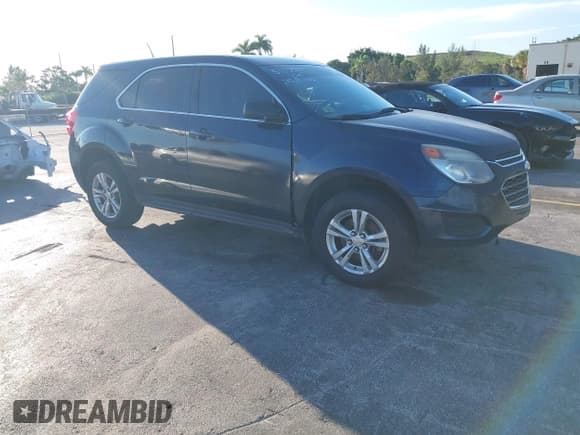 ✅ 2017 Chevrolet Equinox LS • VIN: 2GNALBEKXH1510705 • Лот: 43422804. Опубликован ранее на IAAI с пробегом 160 717 миль. Бесплатный доступ к архиву аукционных продаж из США и подробный отчёт об истории автомобиля на DreamBid. Изображение 1.